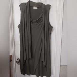 Calvin Klein overlay top/ dress size 18